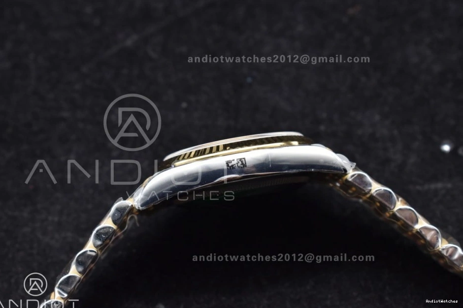 Clean Steel 556 Diamonds 904L RelaxedFit Jubilee 126233 YG VR Dial DateJust Edition on 36 Bracelet SS 1:1 Black Best 0306